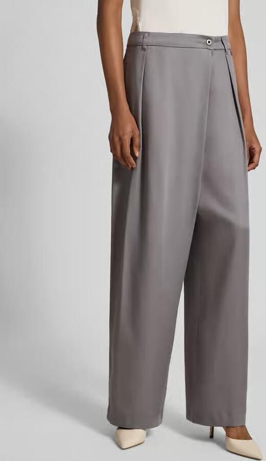 Liu Jo White wide fit broek van pure lyocell - Foto 2