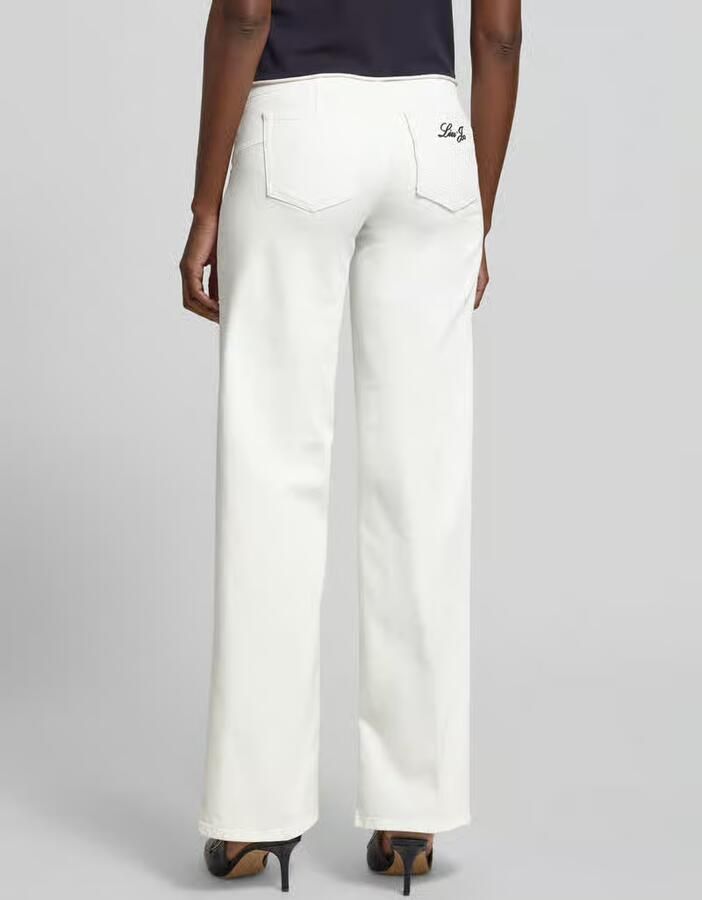 Liu Jo White wide fit jeans in 5-pocketmodel - Foto 2