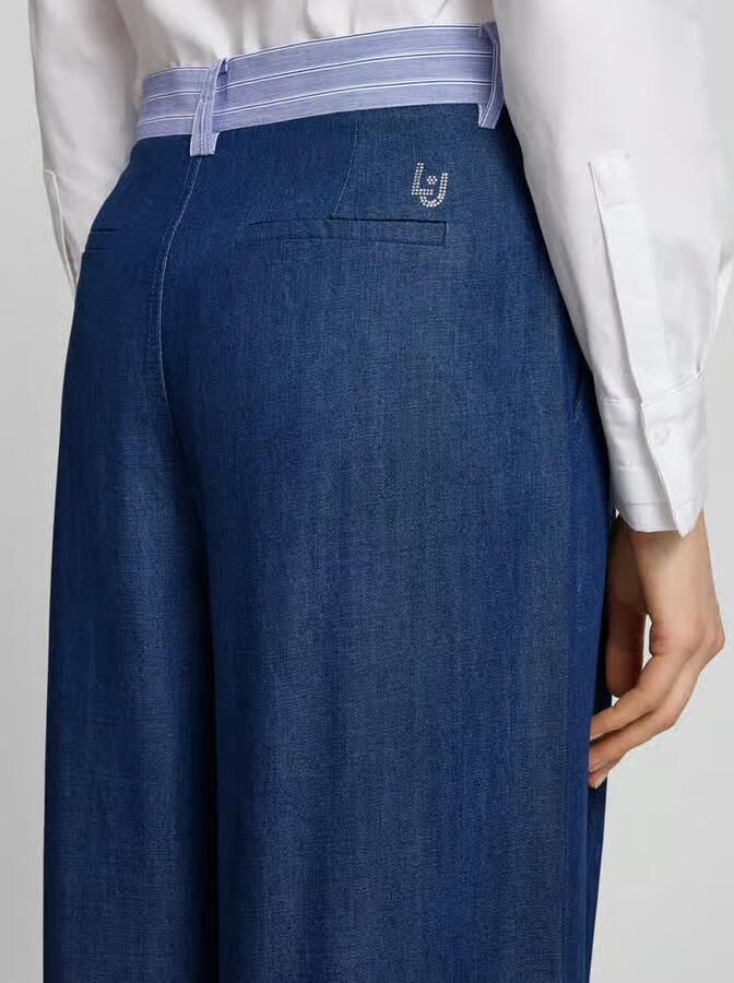 Liu Jo White wide leg broek met steekzakken