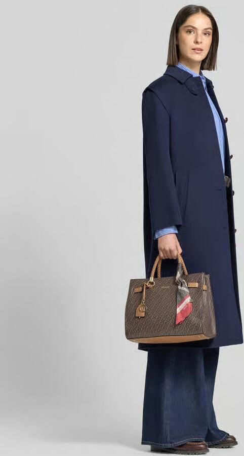 Liu Jo Schoudertassen Manh Shopping Bag Bruin - Foto 4