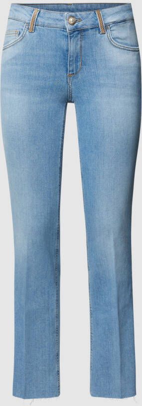 Liu Jo White Regular fit jeans met 5-pocketmodel