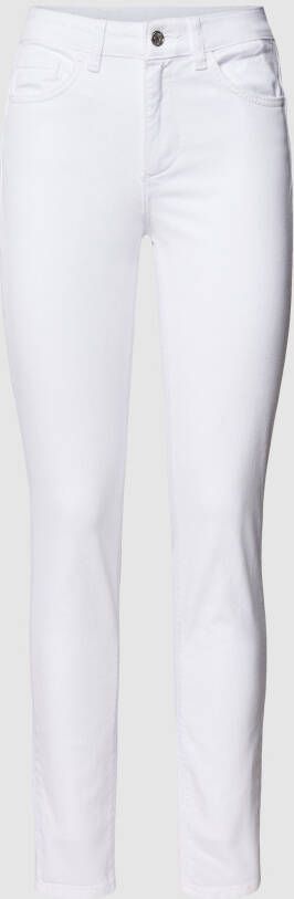 Liu Jo White Slim fit jeans met 5-pocketmodel model 'DIVINE'
