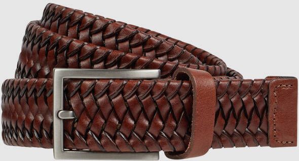 Lloyd Men's Belts Gevlochten riem van leer