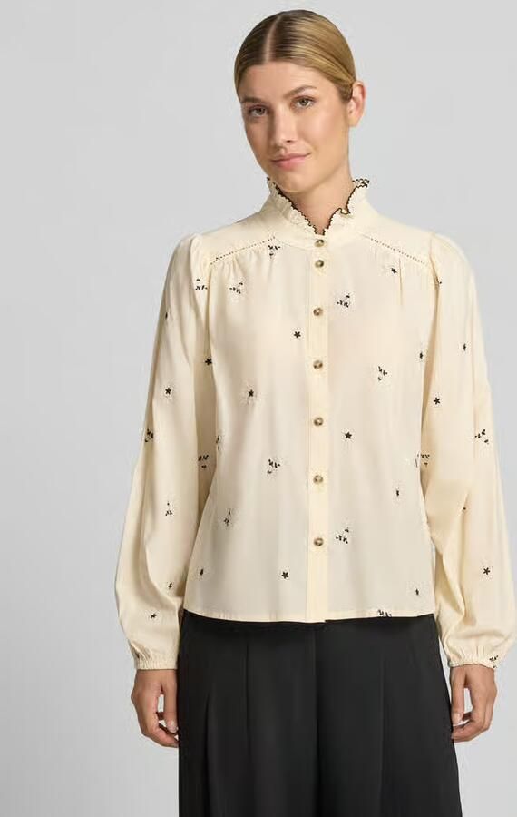LOLLYS LAUNDRY Blouse van puur katoen model 'Alessandra' - Foto 3