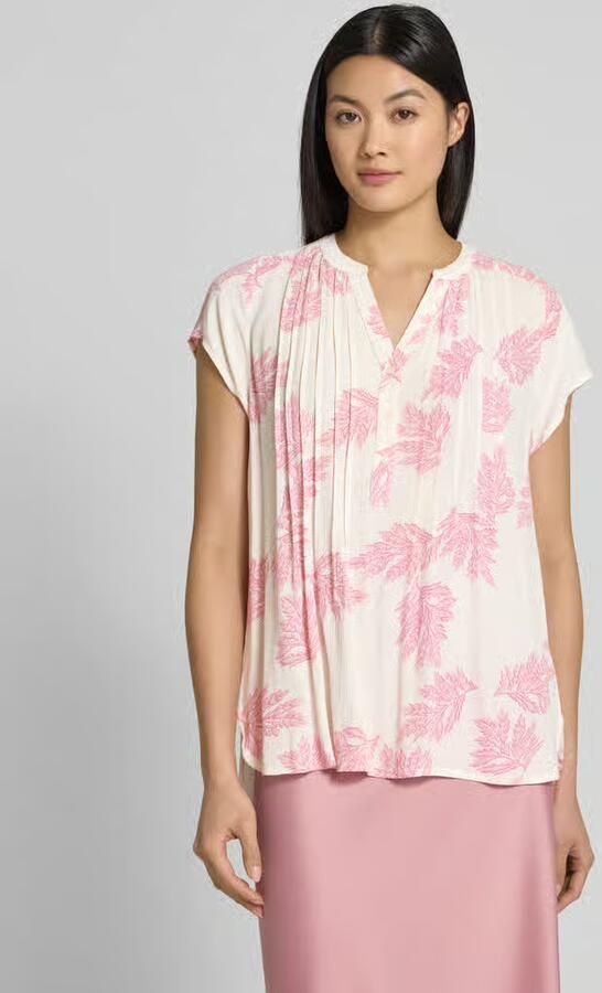 LOLLYS LAUNDRY Blouse van viscose met V-hals model 'Heather' - Foto 2