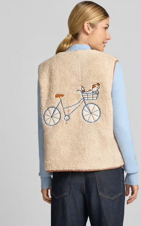 LOLLYS LAUNDRY Bodywarmer in teddylook model 'Jace' - Foto 2
