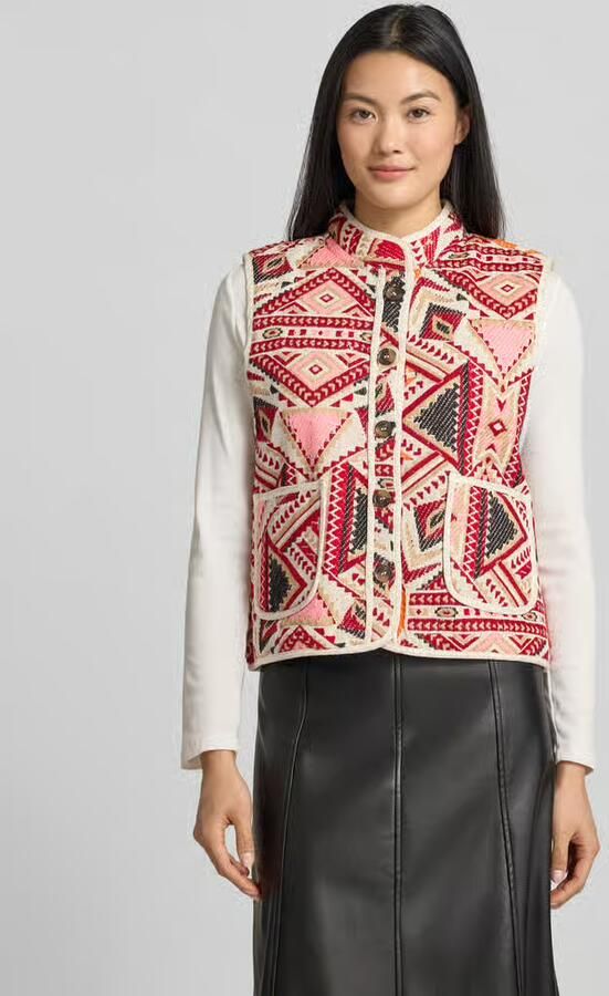 LOLLYS LAUNDRY Bodywarmer met opstaande kraag model 'Cairo' - Foto 4