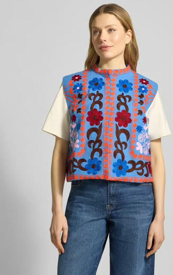 LOLLYS LAUNDRY Bodywarmer met Stitchings Model 'Bin' - Foto 4