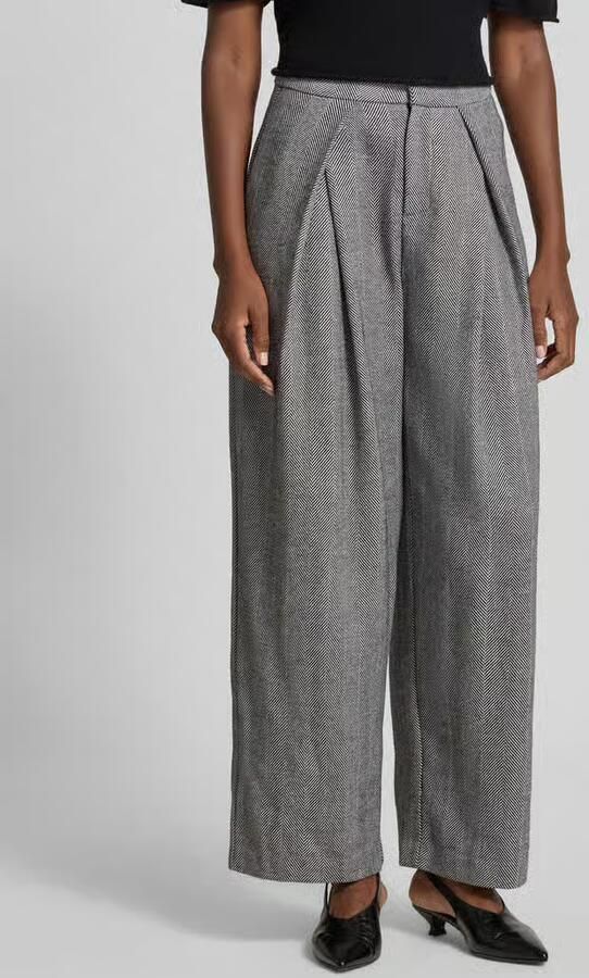 LOLLYS LAUNDRY Broek met wijde pijpen model 'Zola' - Foto 2