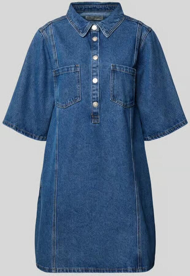 LOLLYS LAUNDRY Denimjurk met borstzakken model 'Mola' - Foto 2