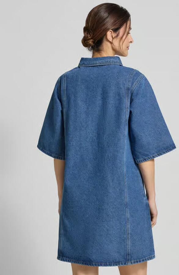 LOLLYS LAUNDRY Denimjurk met borstzakken model 'Mola' - Foto 2