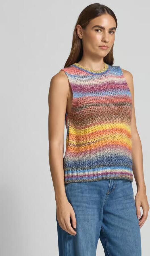 LOLLYS LAUNDRY Gebreid shirt met ronde hals model 'Dova' - Foto 2