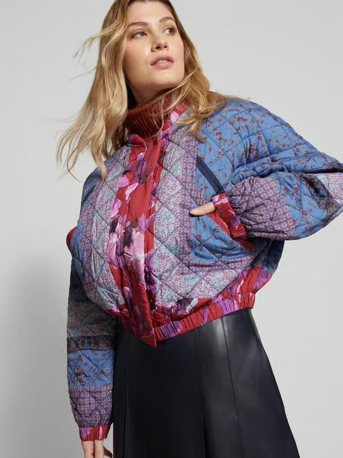 LOLLYS LAUNDRY Gewatteerd jack met labelprint model 'Lama' - Foto 2