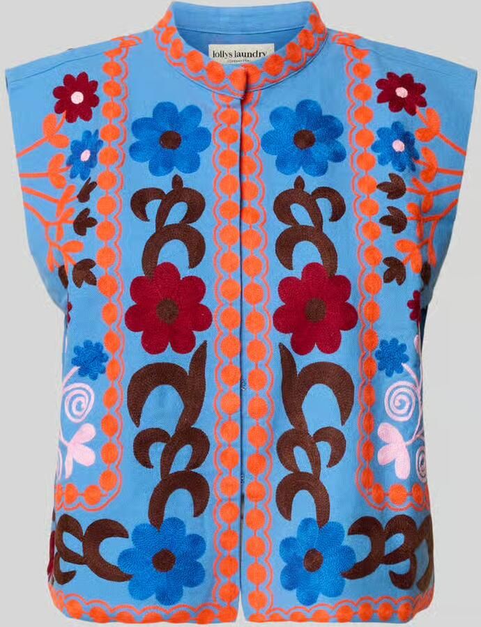 LOLLYS LAUNDRY Gilet met stitchings model 'Bin'