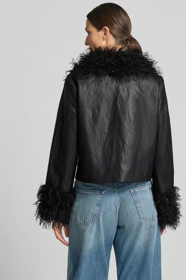 LOLLYS LAUNDRY Jack in leerlook model 'Tracy' - Foto 2