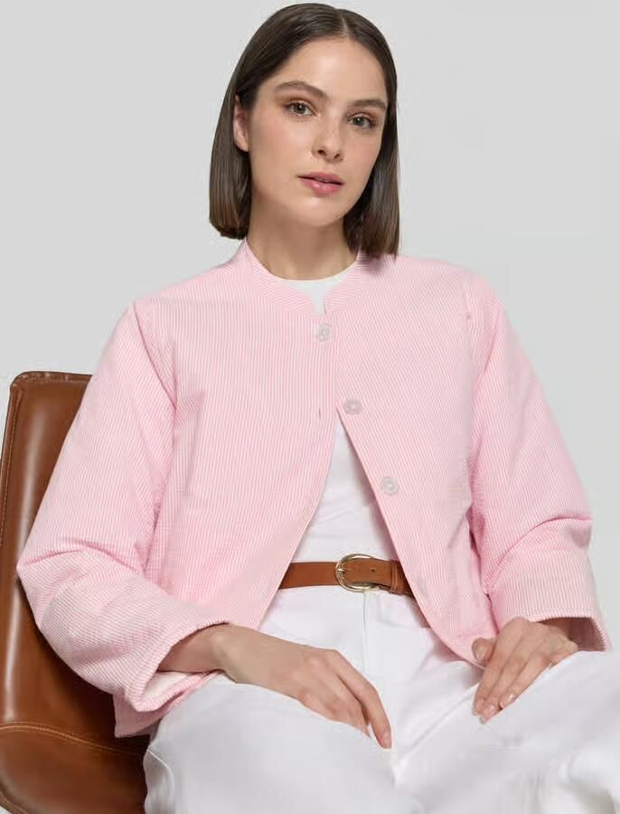 LOLLYS LAUNDRY Jack met opstaande kraag model 'Emilia'