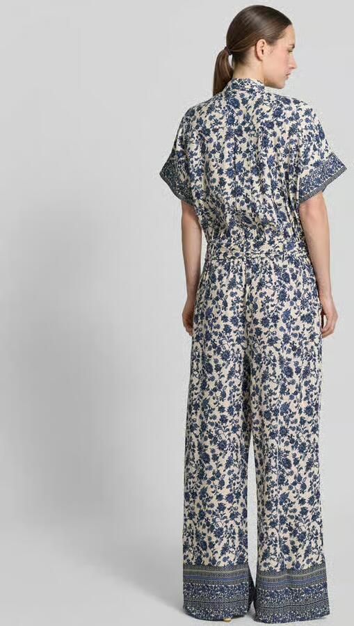 LOLLYS LAUNDRY Jumpsuit van viscose met strikceintuur model 'Mathilde' - Foto 3