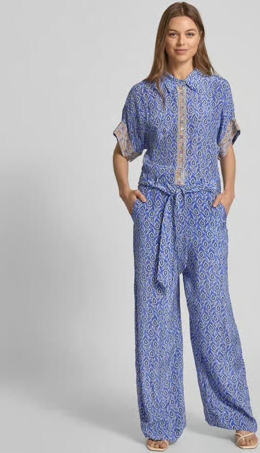 LOLLYS LAUNDRY Jumpsuit van viscose met strikceintuur model 'Mathilde' - Foto 2
