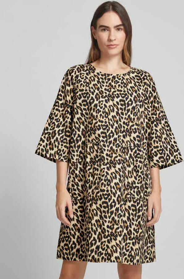 LOLLYS LAUNDRY Knielange jurk met ronde hals model 'Carla' - Foto 2