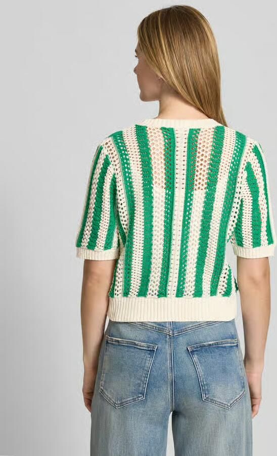 LOLLYS LAUNDRY Kort Cardigan met gaatjesmotief Model 'Siva' - Foto 2