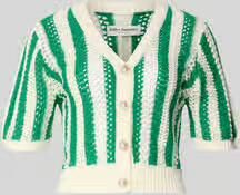 LOLLYS LAUNDRY Kort Cardigan met gaatjesmotief Model 'Siva'