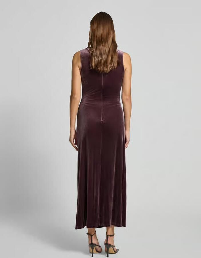 LOLLYS LAUNDRY Maxi-jurk met plooien Model 'Luton'