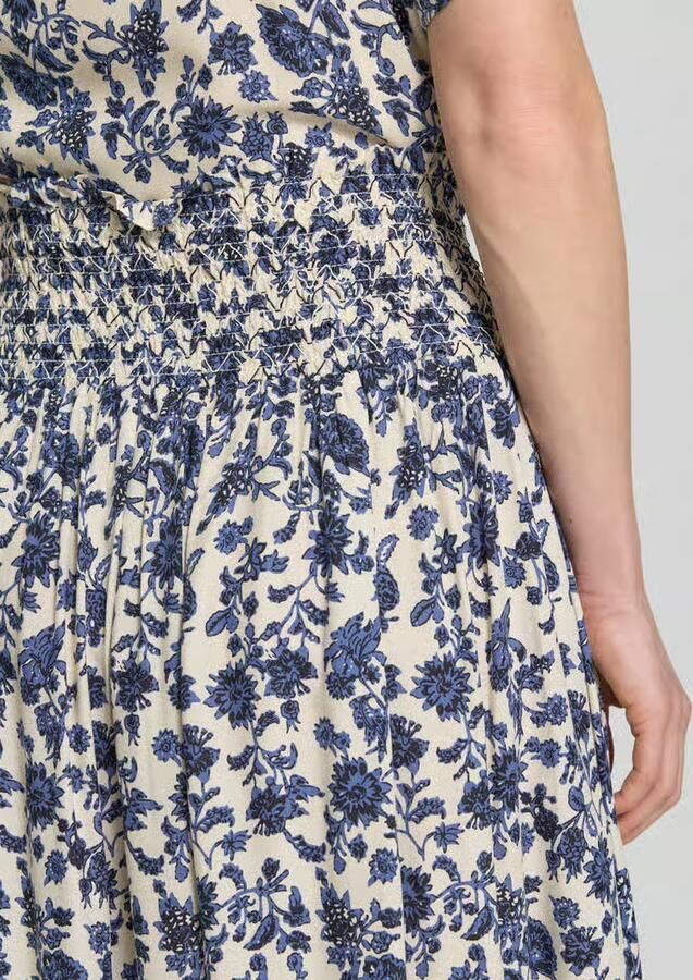 LOLLYS LAUNDRY maxirok van viscose in all-over look model 'Myra'