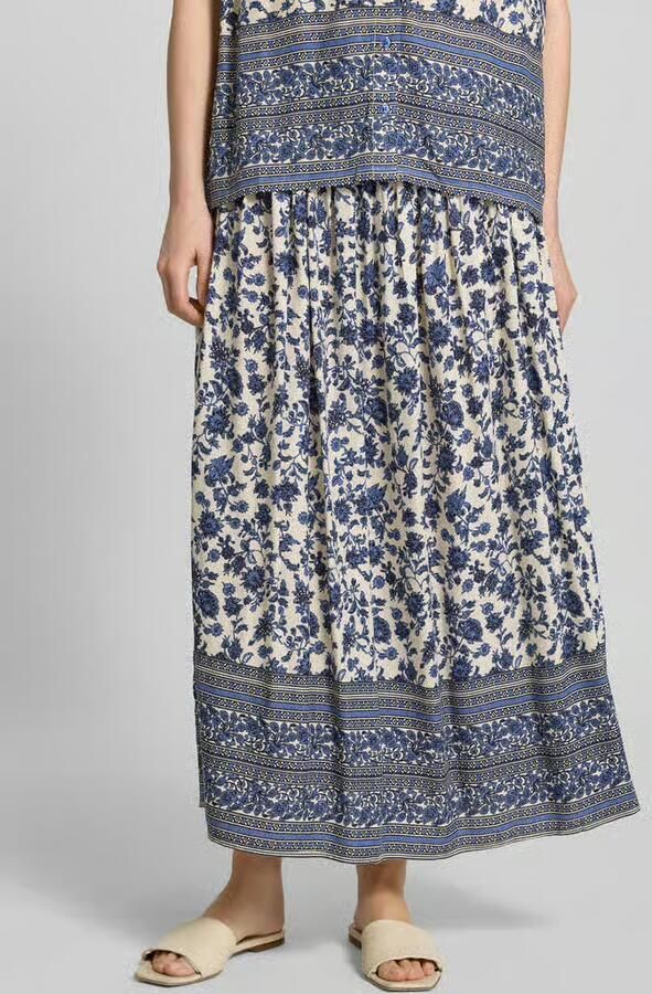 LOLLYS LAUNDRY maxirok van viscose in all-over look model 'Myra' - Foto 2