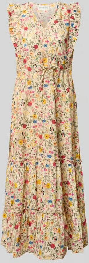 LOLLYS LAUNDRY midi-jurk in wikkellook model 'Samo' - Foto 2
