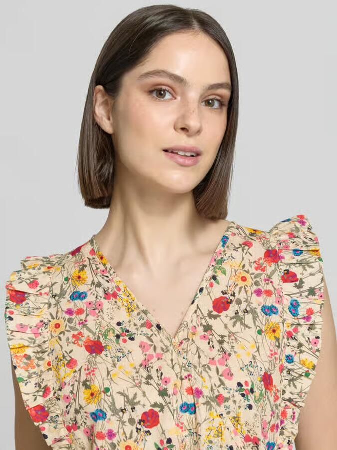 LOLLYS LAUNDRY midi-jurk in wikkellook model 'Samo'