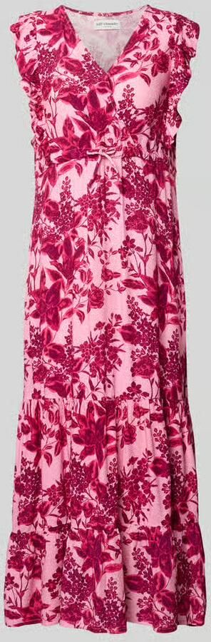LOLLYS LAUNDRY Midijurk van viscose met ruches model 'Samo' - Foto 2