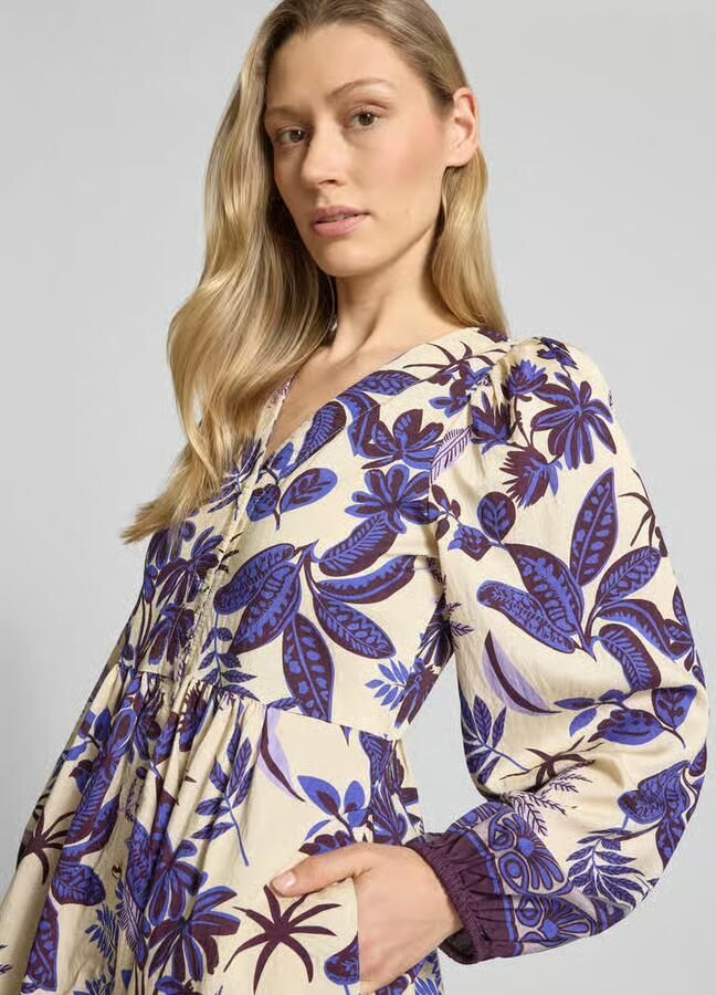 LOLLYS LAUNDRY Midijurk van viscosemix model 'Sarai'