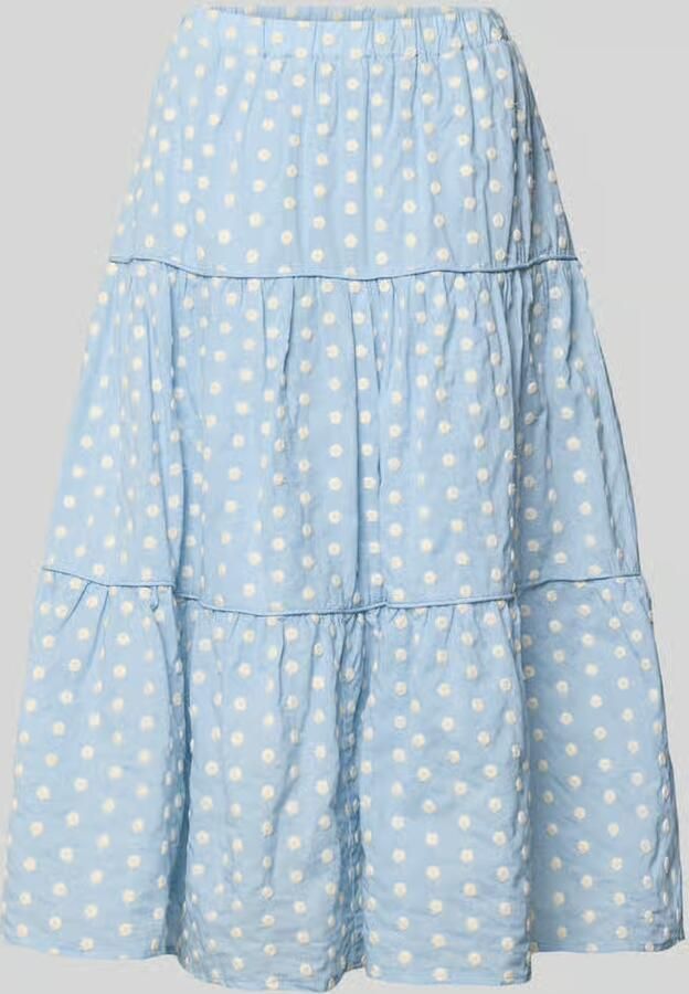 LOLLYS LAUNDRY Midirok in laagjeslook model 'Morning' - Foto 2