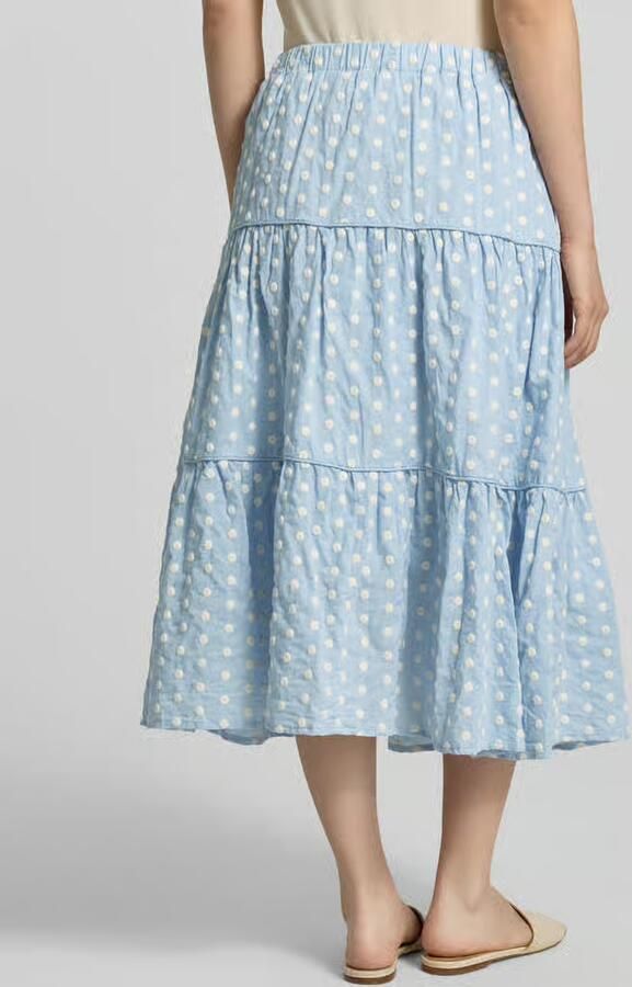 LOLLYS LAUNDRY Midirok in laagjeslook model 'Morning'