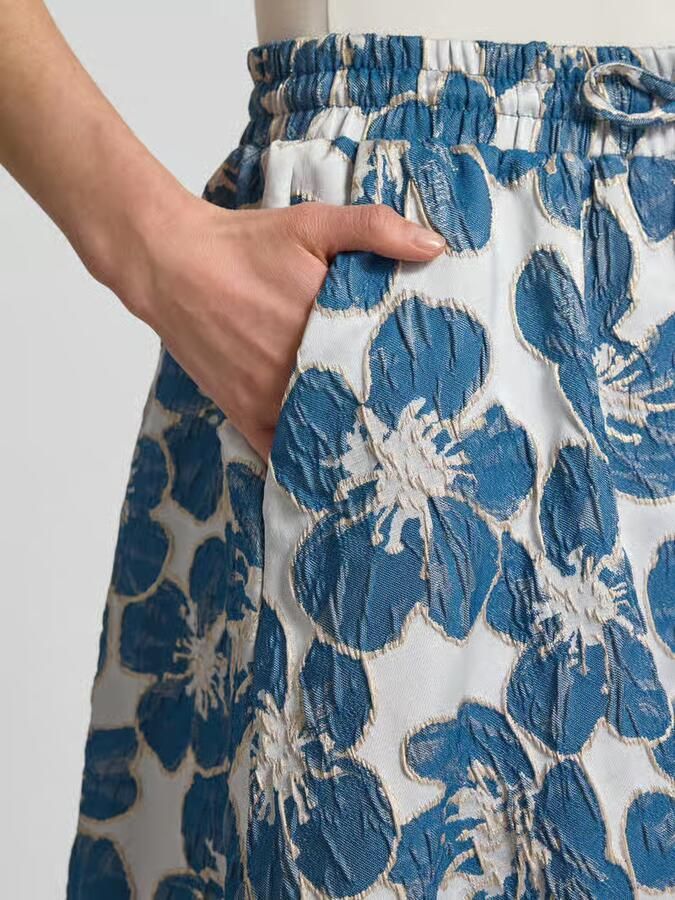 LOLLYS LAUNDRY Midirok met elastische tailleband model 'Bristol'