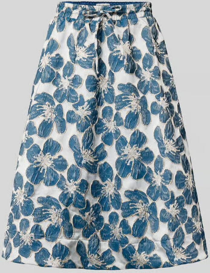 LOLLYS LAUNDRY Midirok met elastische tailleband model 'Bristol' - Foto 2