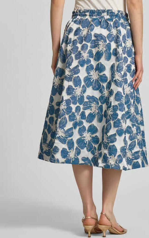 LOLLYS LAUNDRY Midirok met elastische tailleband model 'Bristol' - Foto 2