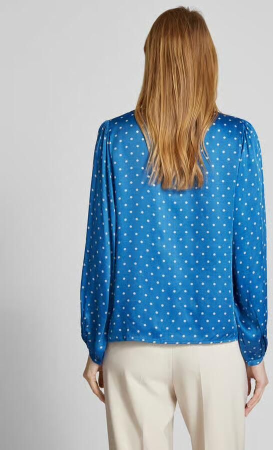 LOLLYS LAUNDRY Overhemdblouse met knoopsluiting model 'Ellie' - Foto 3