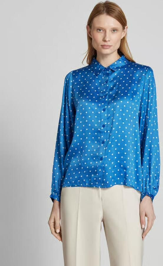LOLLYS LAUNDRY Overhemdblouse met knoopsluiting model 'Ellie' - Foto 2