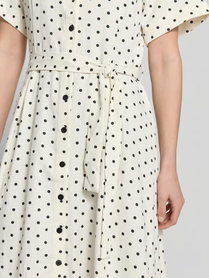 LOLLYS LAUNDRY Overhemdjurk met strikceintuur model 'BlakeLL'