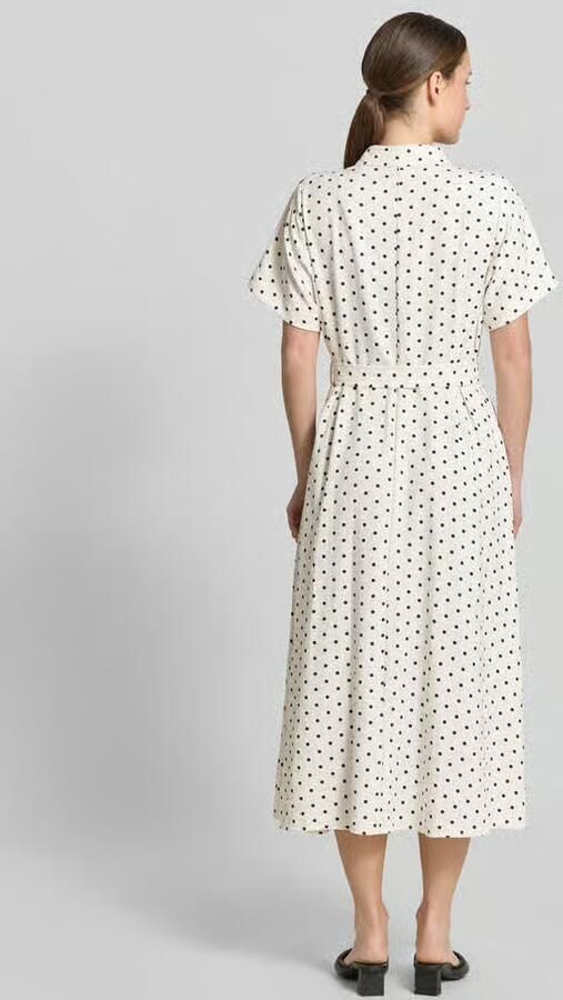 LOLLYS LAUNDRY Overhemdjurk met strikceintuur model 'BlakeLL' - Foto 3
