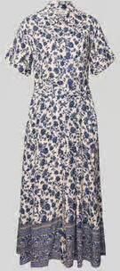 LOLLYS LAUNDRY Overhemdjurk van viscose met strikceintuur model 'BlakeLL'