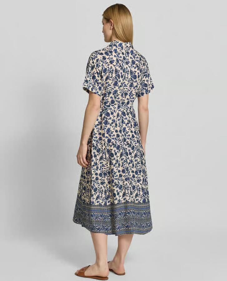 LOLLYS LAUNDRY Overhemdjurk van viscose met strikceintuur model 'BlakeLL' - Foto 2