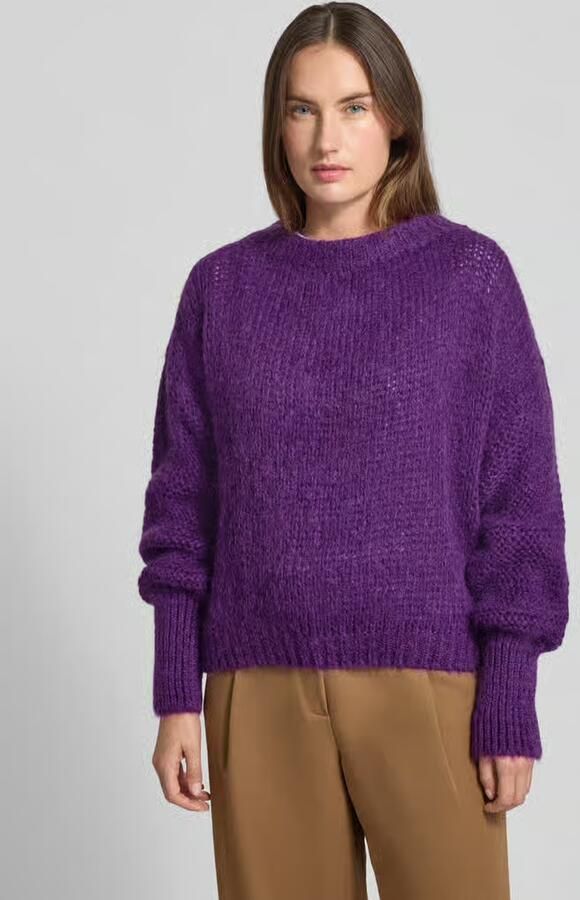 LOLLYS LAUNDRY Oversized gebreide pullover met ronde hals model 'Isolde' - Foto 2