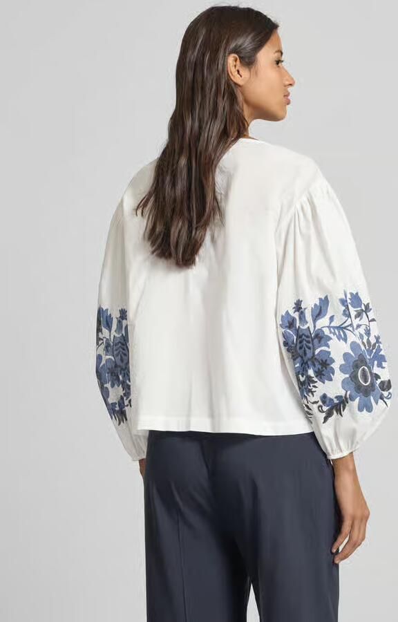 LOLLYS LAUNDRY Regular fit blouse met pofmouwen model 'Askar'