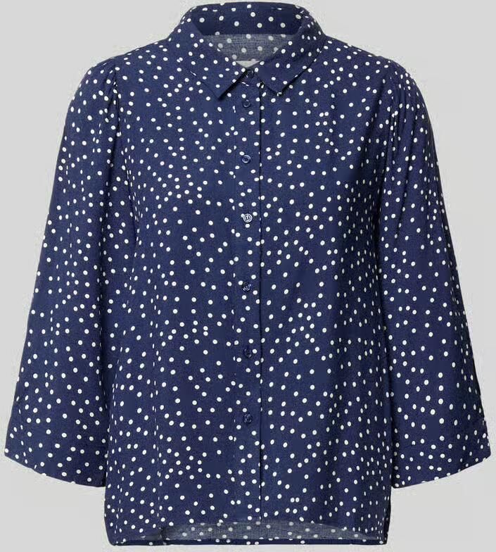 LOLLYS LAUNDRY regular fit blouse van viscose met 3 4-mouw model 'Bono' - Foto 2