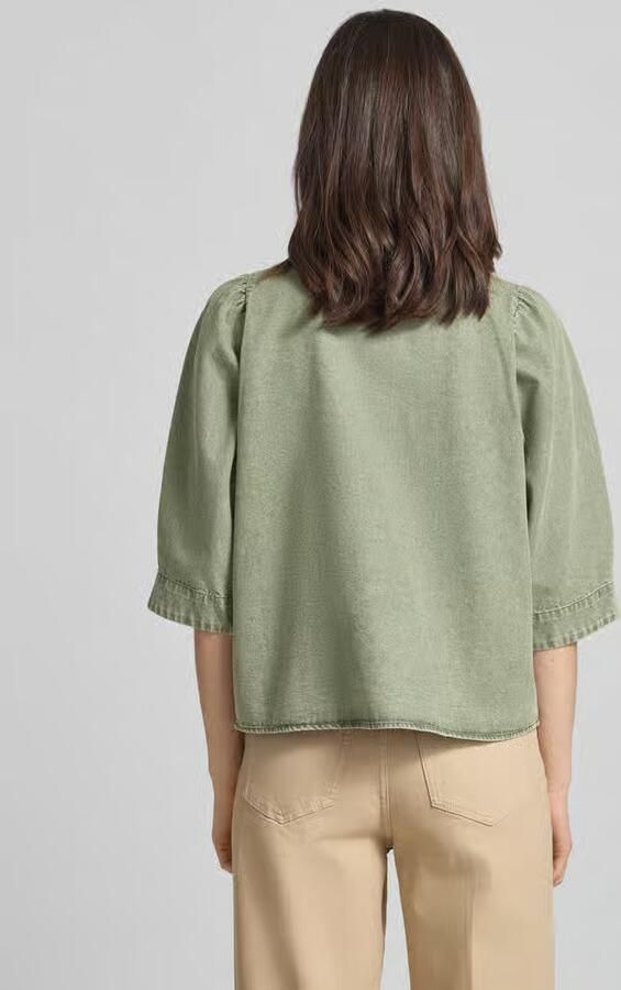 LOLLYS LAUNDRY Regular fit overhemdblouse van viscosemix model 'Bono' - Foto 2