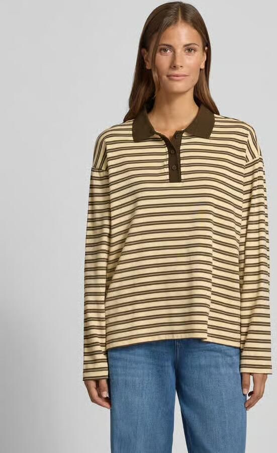 LOLLYS LAUNDRY Regular fit poloshirt met korte knoopsluiting model 'Moby' - Foto 2