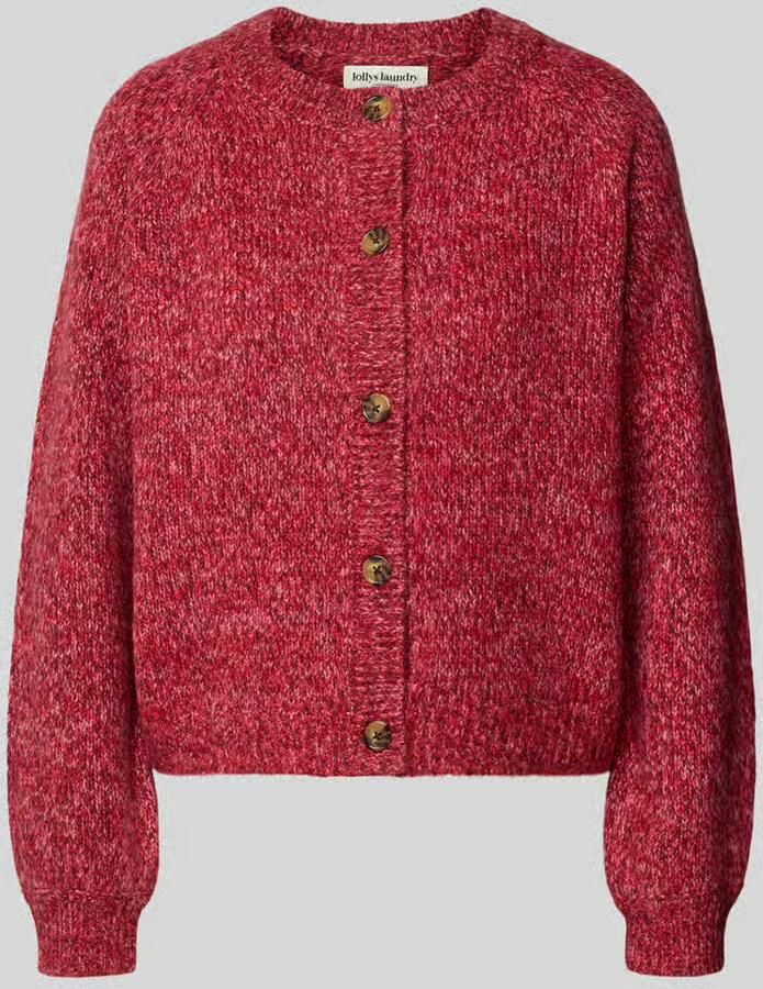 LOLLYS LAUNDRY relaxed fit gebreid jack van wolmix model 'Nova'