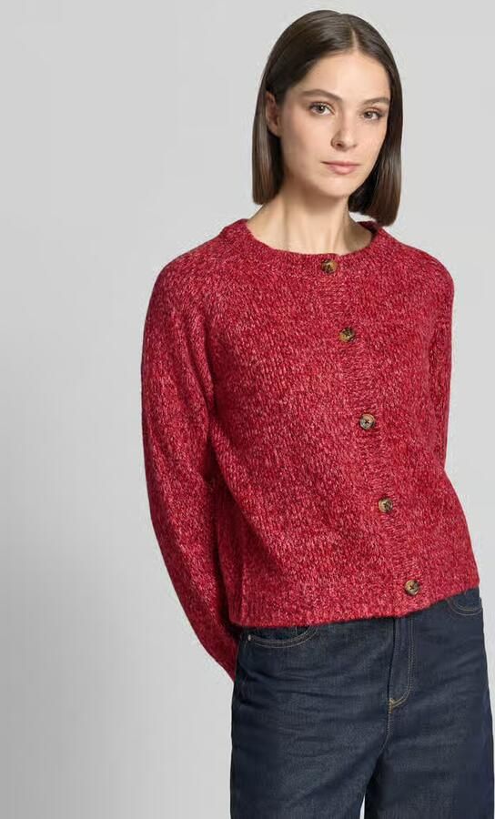 LOLLYS LAUNDRY relaxed fit gebreid jack van wolmix model 'Nova' - Foto 2